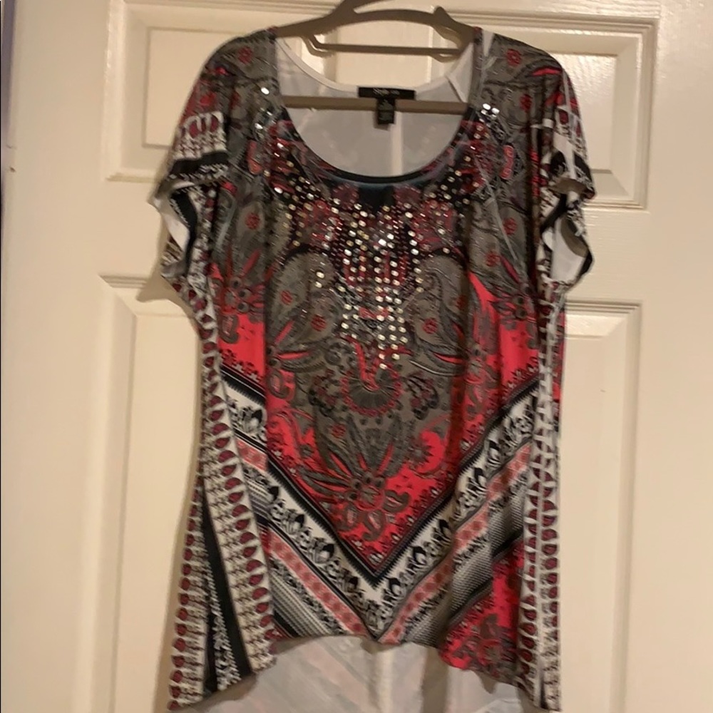 Multi colored top